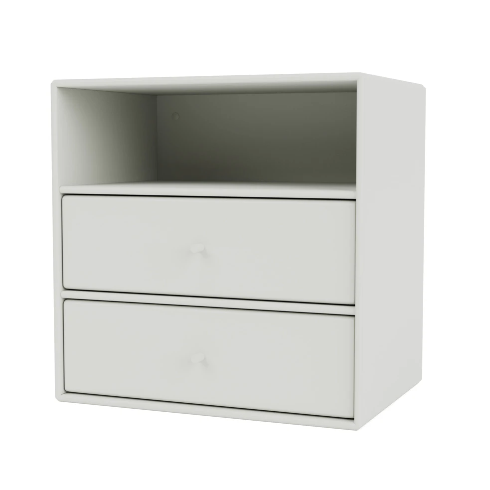 Montana Mini 1006 Hylla Med Tv&aring; L&aring;dor Nordic - S&auml;ngbord Lackad Mdf Nordic - 001006-9