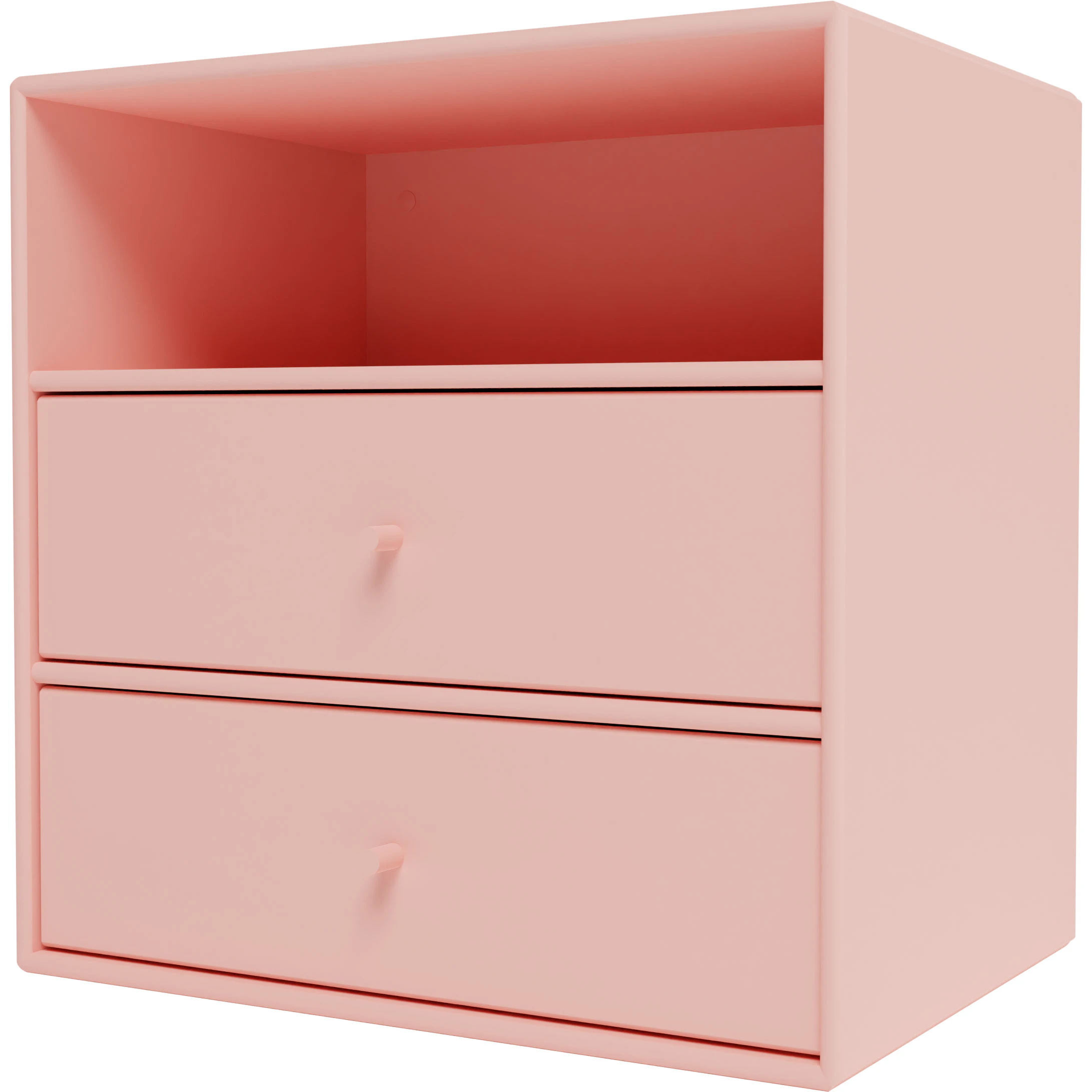 Montana Mini 1006 Hylla Med Tv&aring; L&aring;dor Ruby - S&auml;ngbord Lackad Mdf Ruby - 1006-167-RUBY
