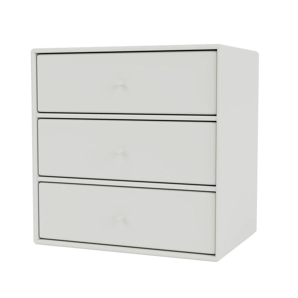 Montana Mini 1007 Hylla Med Tre L&aring;dor Nordic - S&auml;ngbord Lackad Mdf Nordic - 001007-9