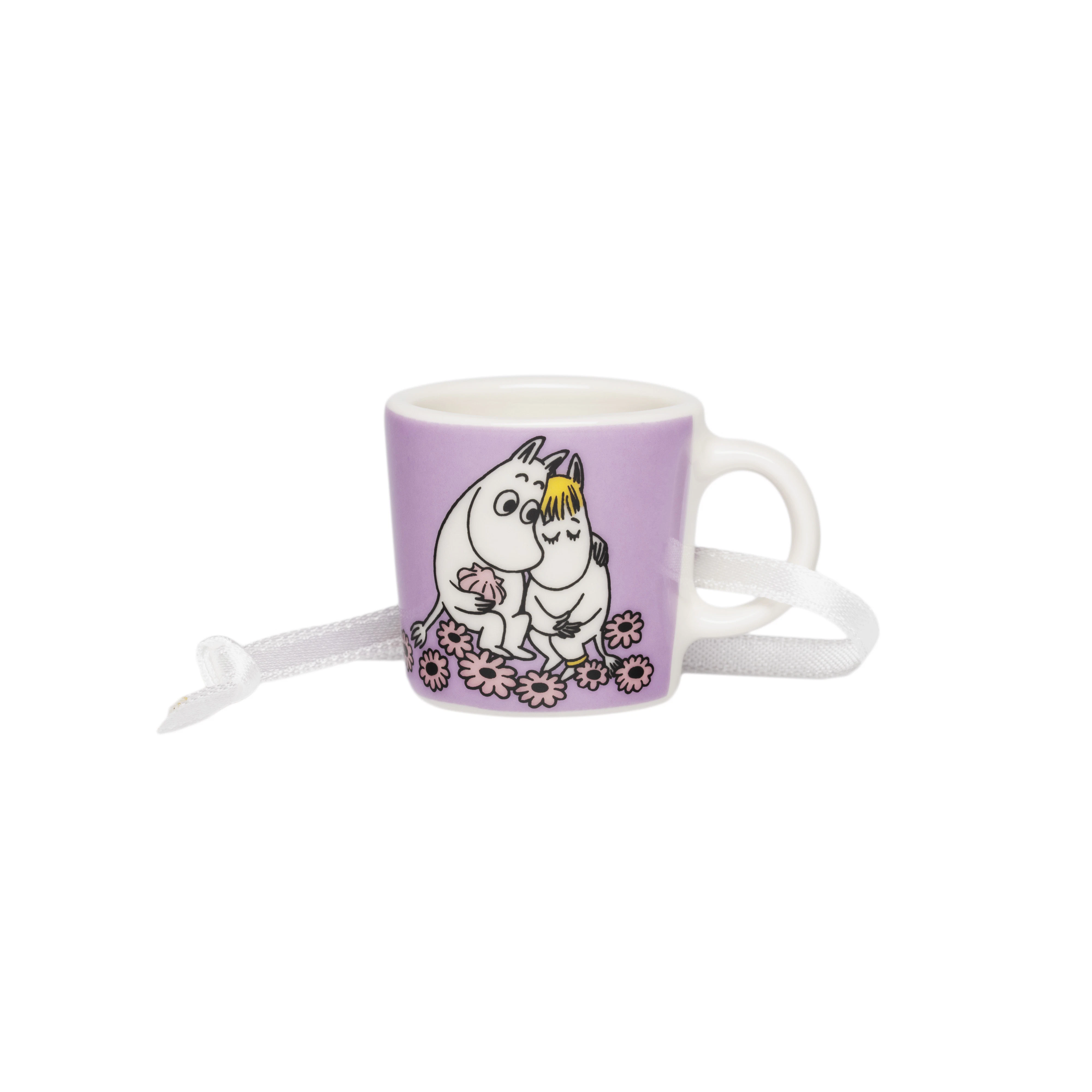 Moomin Arabia Moomin Minimugg F&ouml;r&auml;lskade - Muminmuggar Vitroporslin Lila - 1082637