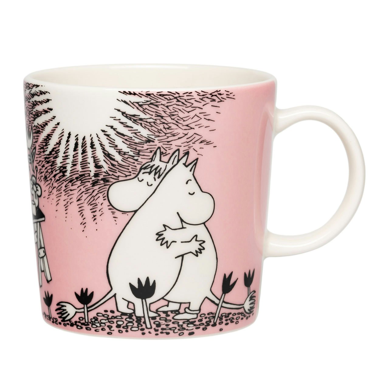 Moomin Arabia Moomin Mugg 30 Cl K&auml;rlek 30 - Kaffekoppar Vitroporslin Rosa - 1084342