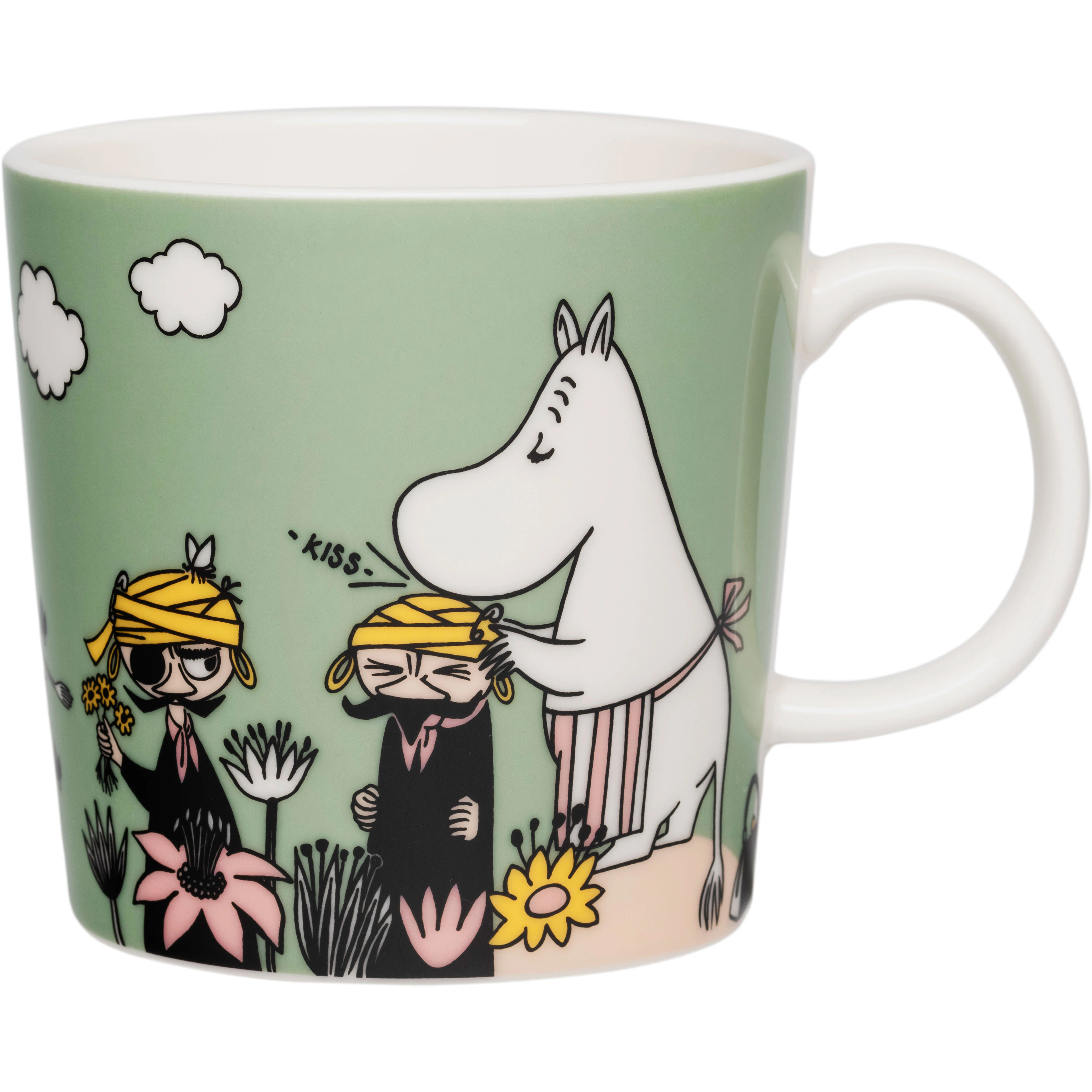 Moomin Arabia Moomin Mugg 30 Cl Omtanke - Muminmuggar Vitroporslin Gr&ouml;n - 1082629