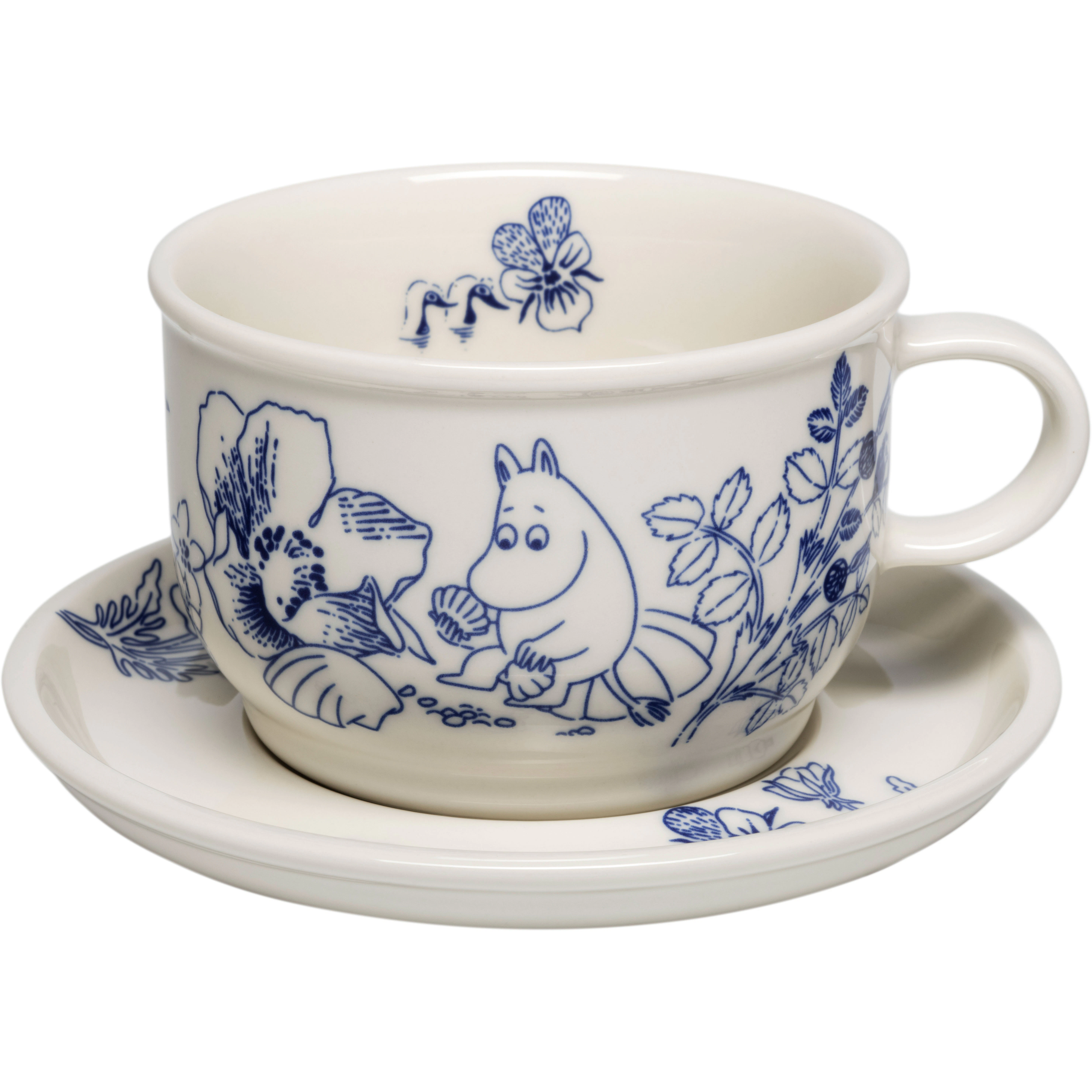 Moomin Arabia Moomin Mugg Med Fat Haru - Muminmuggar roporslin Vit - 1083683