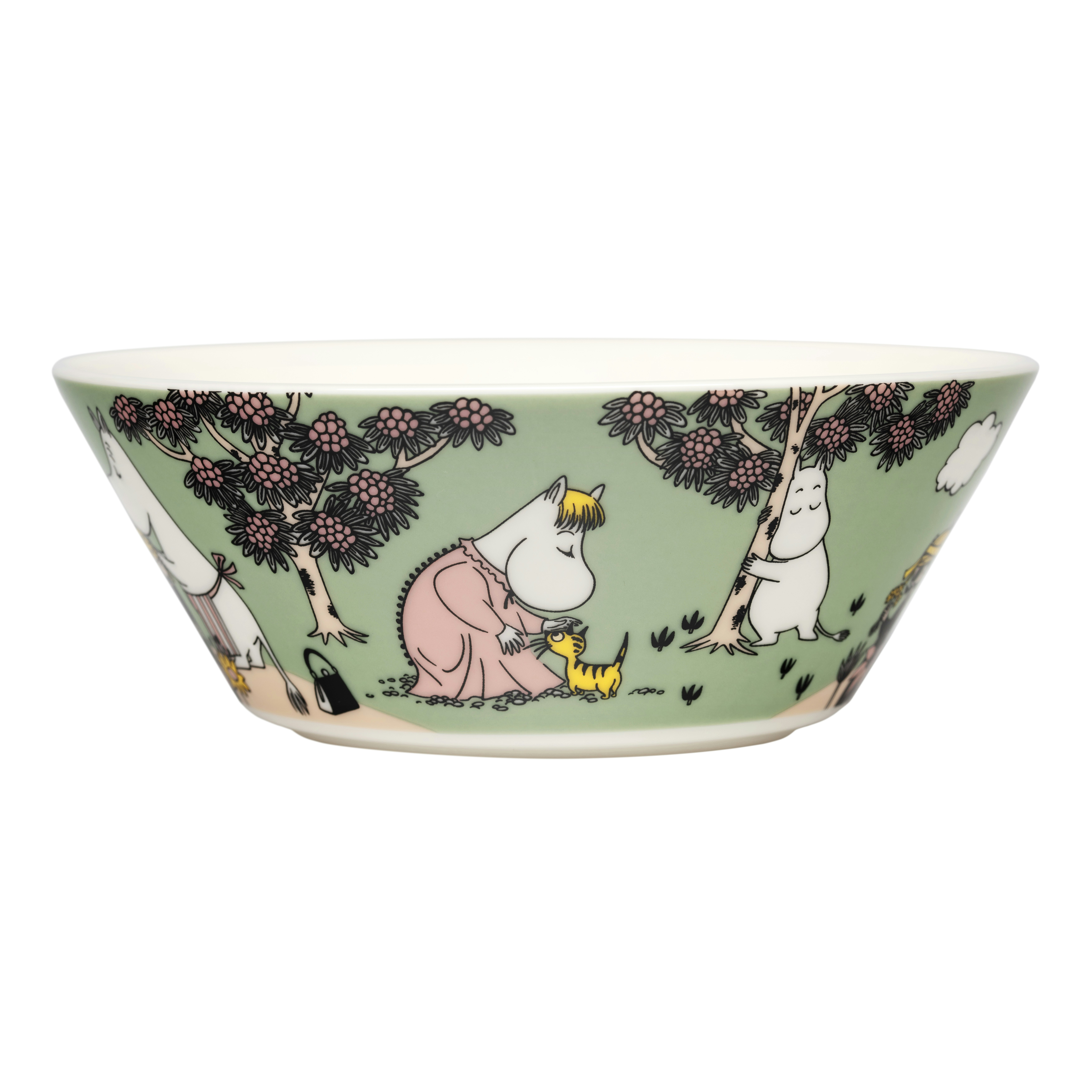 Moomin Arabia Moomin Sk&aring;l 15 Cm Omtanke - Serveringssk&aring;lar Vitroporslin Gr&ouml;n - 1082631