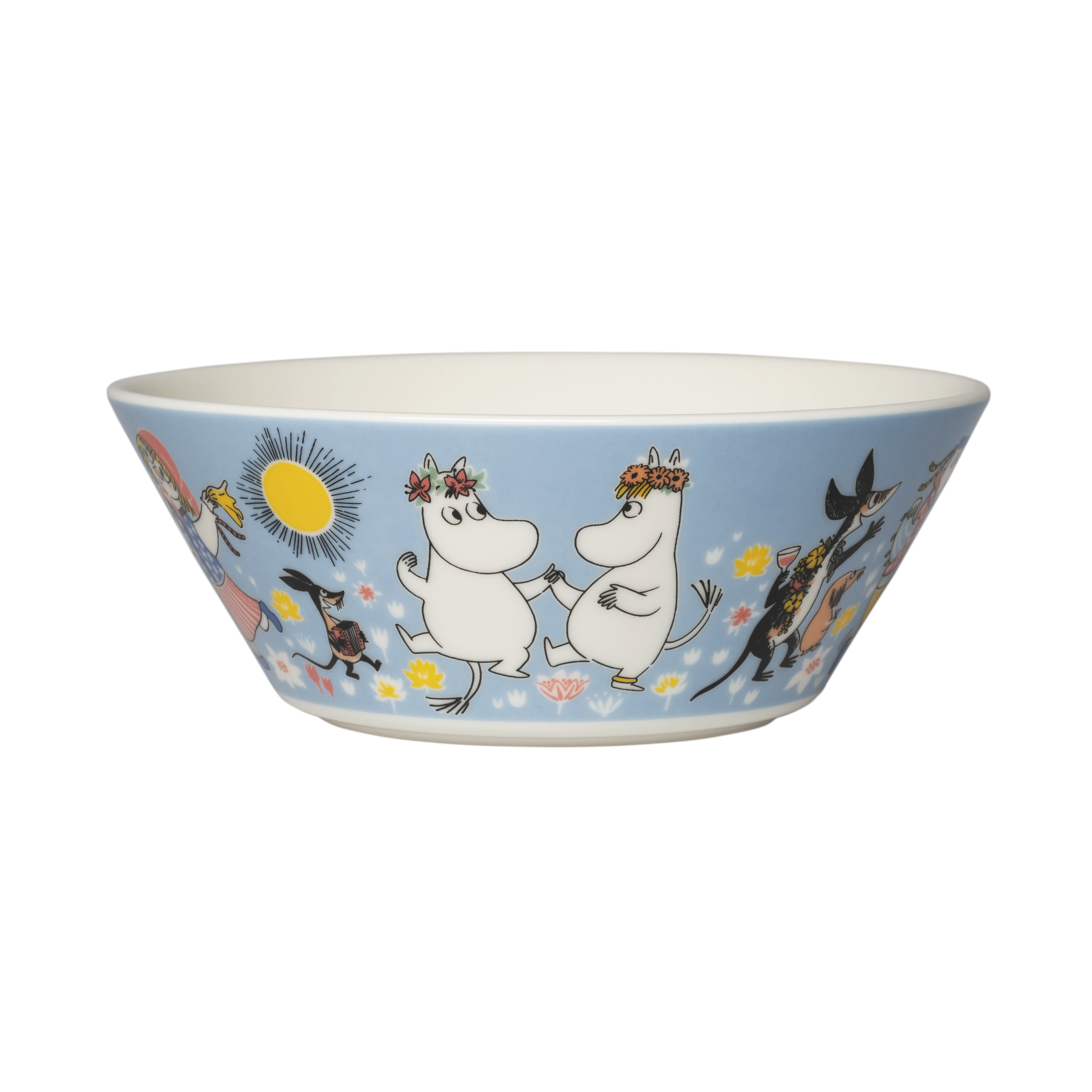 Moomin Arabia Moomin Sk&aring;l 15 Cm Sommardans - Serveringssk&aring;lar Vitroporslin Multi - 1083712