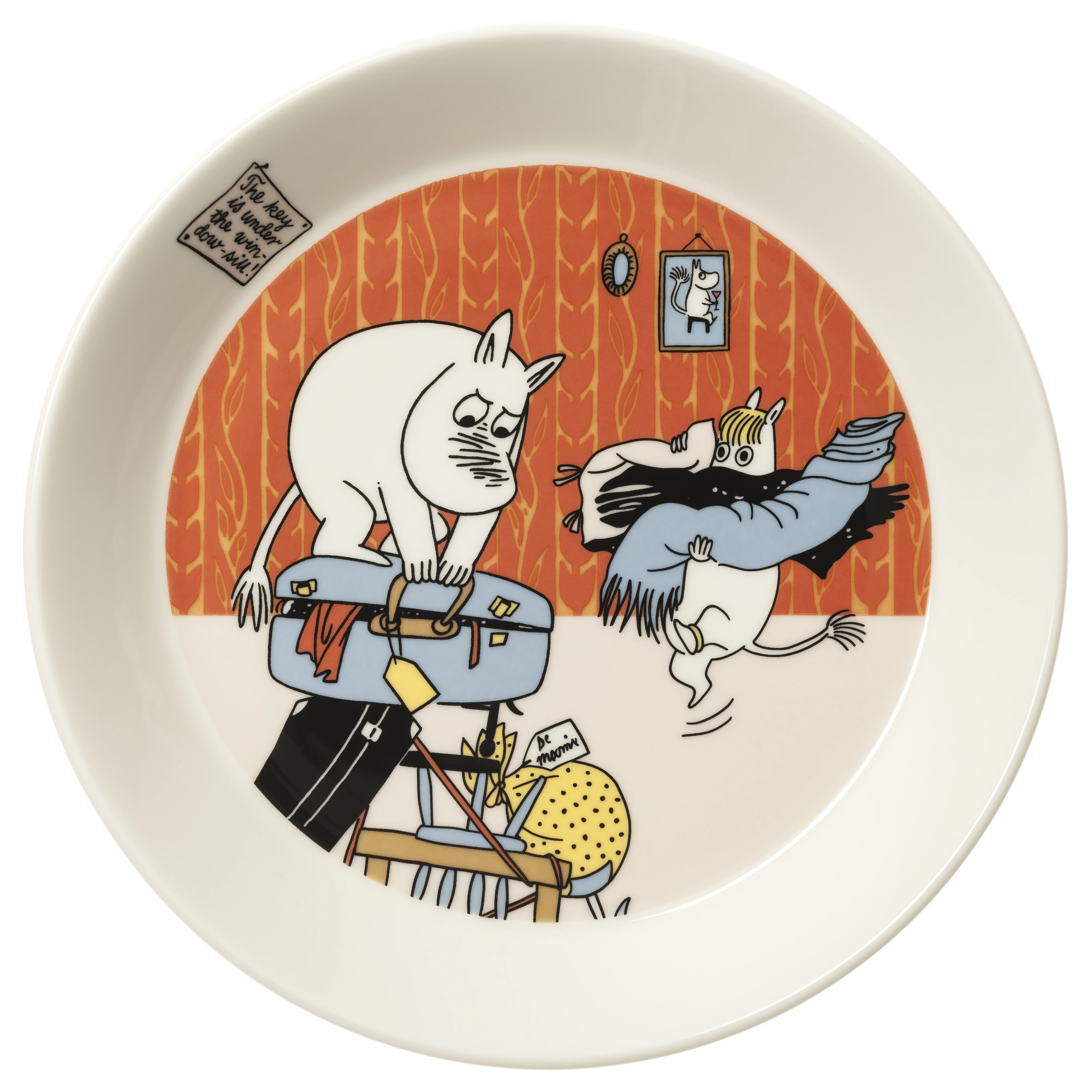 Moomin Arabia Moomin Tallrik 19 Cm Redo F&ouml;r Semester - Assietter Vitroporslin Multi - 1083718