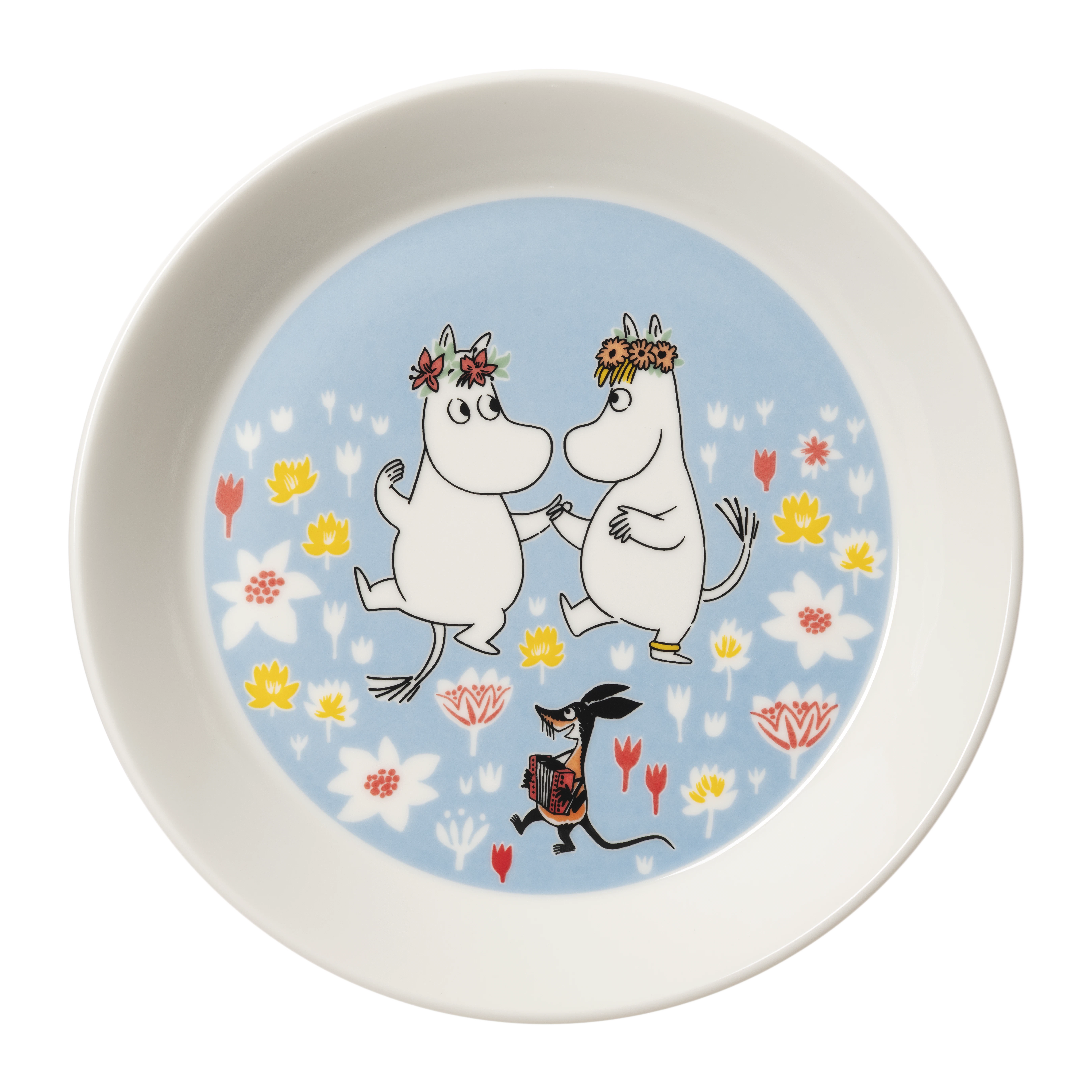 Moomin Arabia Moomin Tallrik 19 Cm Sommardans - Assietter Vitroporslin Multi - 1083711