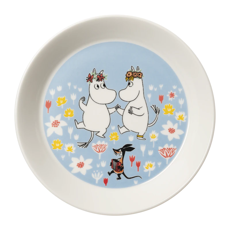 Moomin Tallrik 19 cm Sommardans
