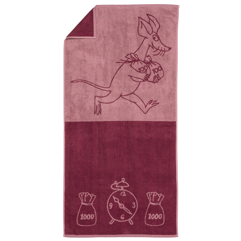 Moomin Badhandduk Sniff Malva 70x140 cm
