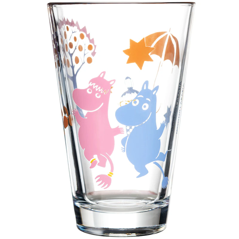 Mumin Dricksglas Fest 2-pack