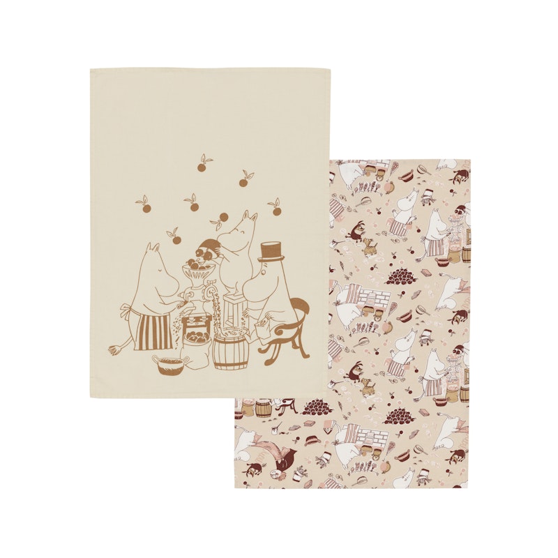 Moomin Kökshandduk 50x70 cm 2-pack Hemmaglädje