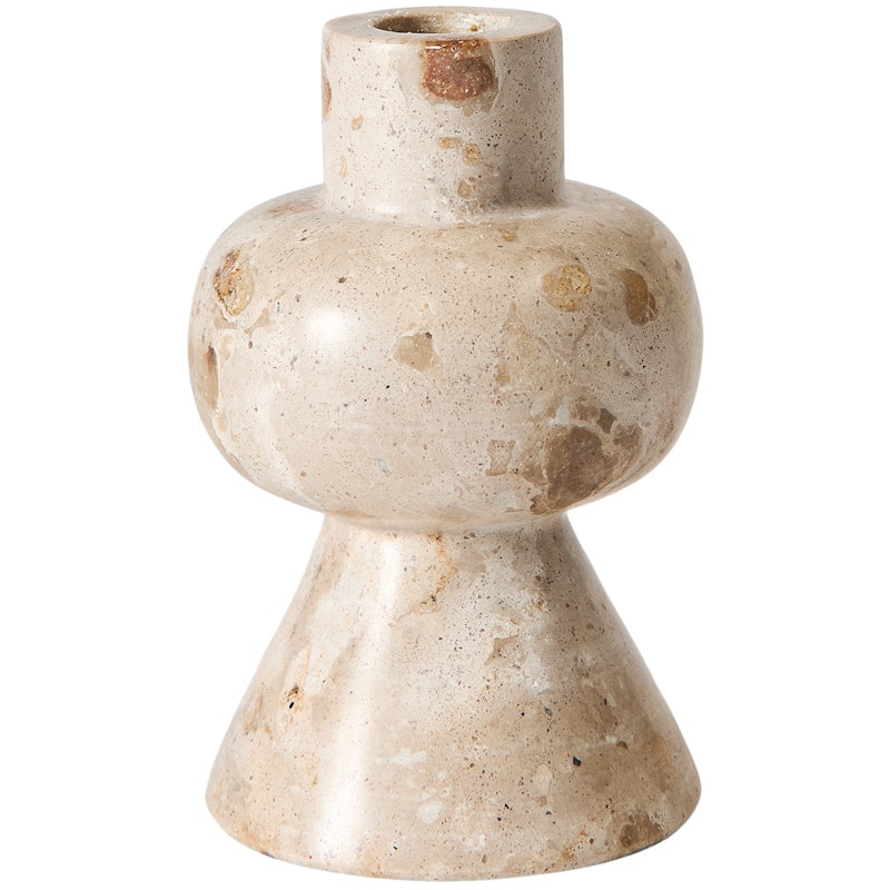 Vita Ljusstake 12 cm, Seashell