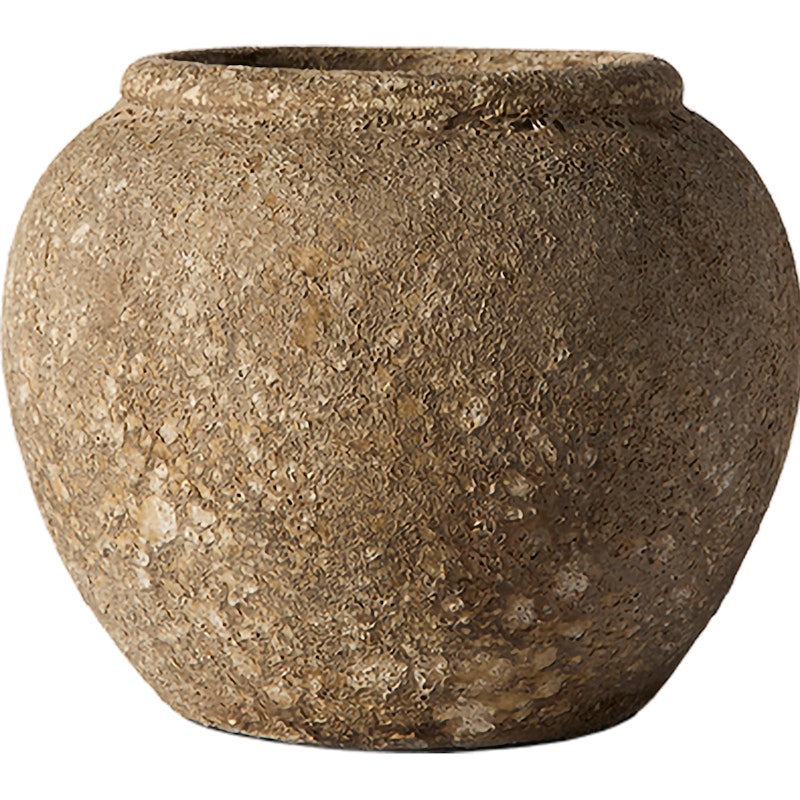 Luna Dekorativ Kruka Beige, 25 cm