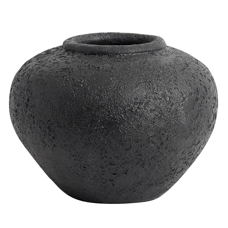 Luna Dekorativ Kruka H18 cm, Svart