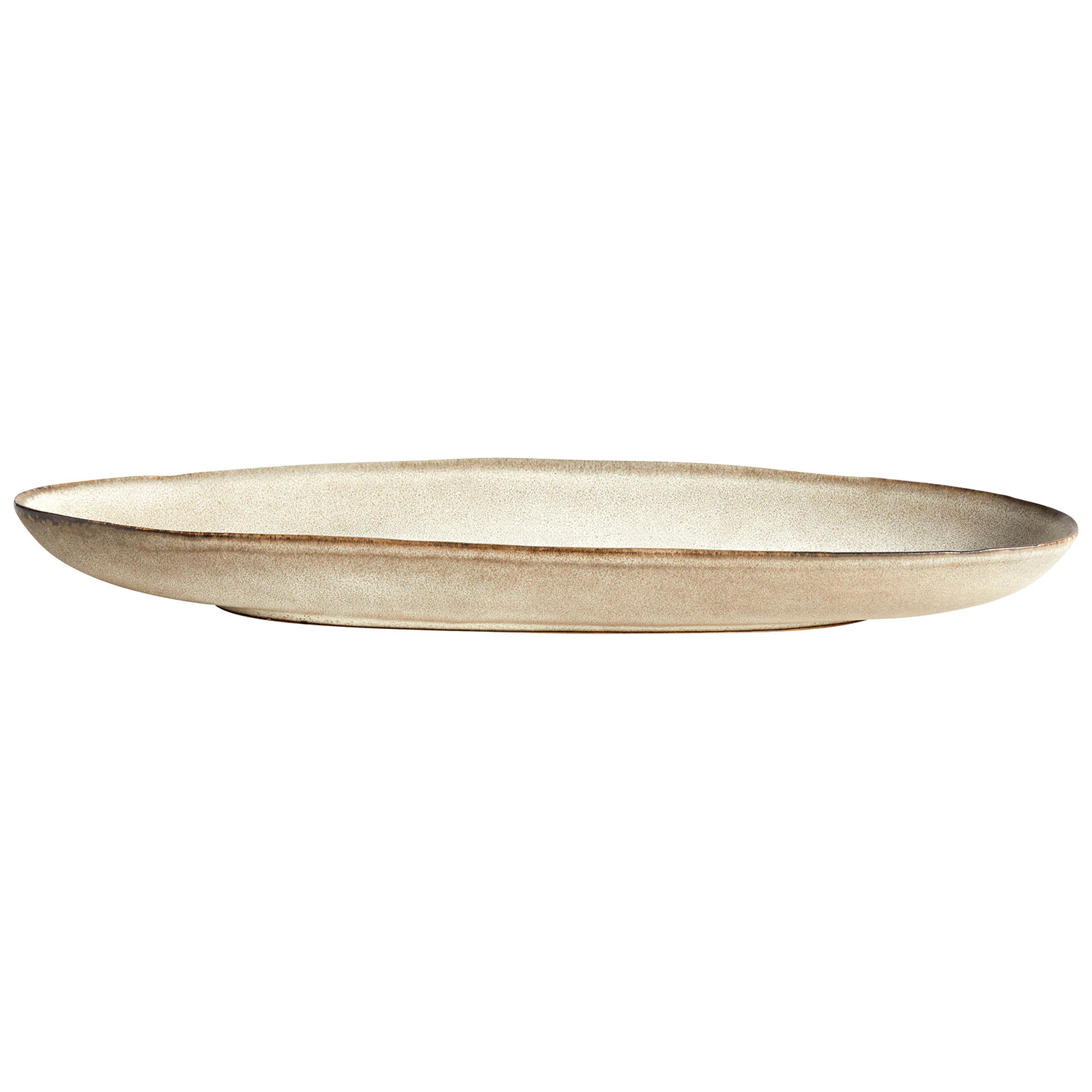 Muubs Mame Fat 36,5 Cm Oyster - Uppl&auml;ggningsfat Keramik Oyster - 9160000135