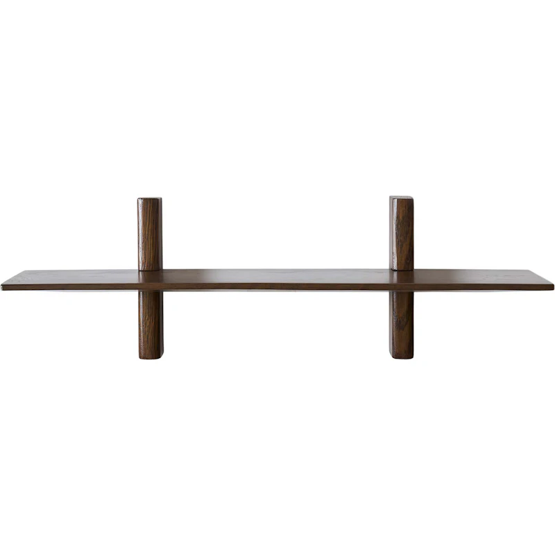 Noir Hylla Enkel 50 cm, Mörkbetsad