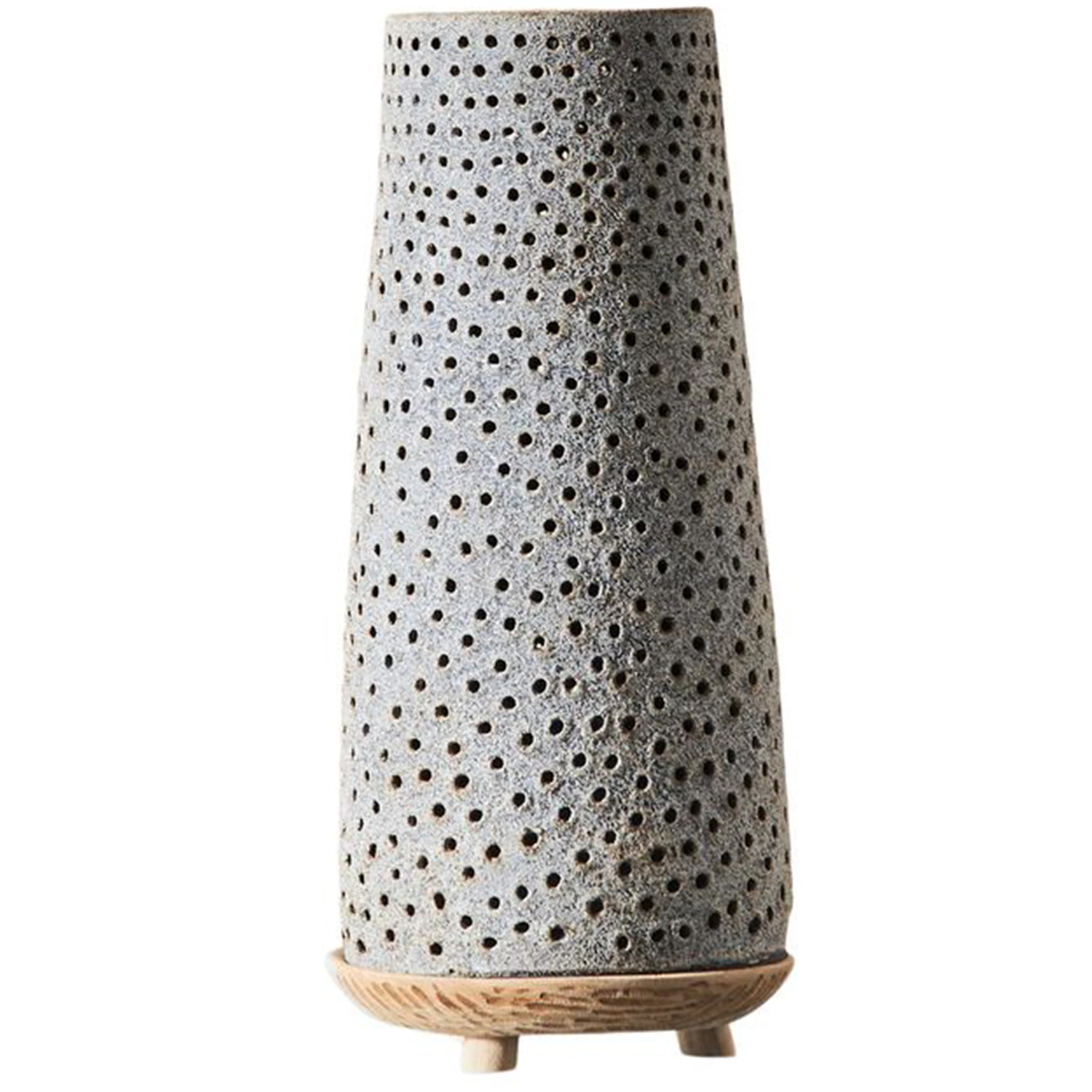 Muubs Oria Ljuslykta Gr&aring; 30 Cm - Ljuslyktor & Marschallh&aring;llare Terrakotta Gr&aring; - 8470002210