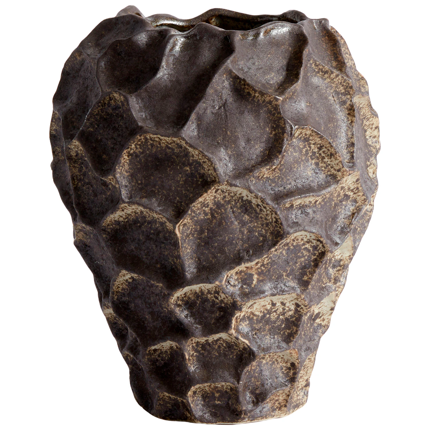 Muubs Soil Vas 18x21,5 Cm Chocolate - Vaser Keramik Choklad - 9490000103