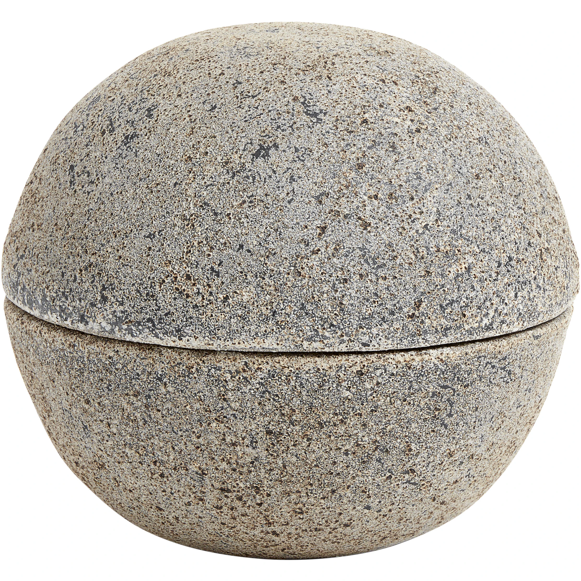 Muubs Stain Bonbonniere 15x13 Cm Gr&aring;brun - Dekorativa Accessoarer Terrakotta Gr&aring;brun - 8470000200