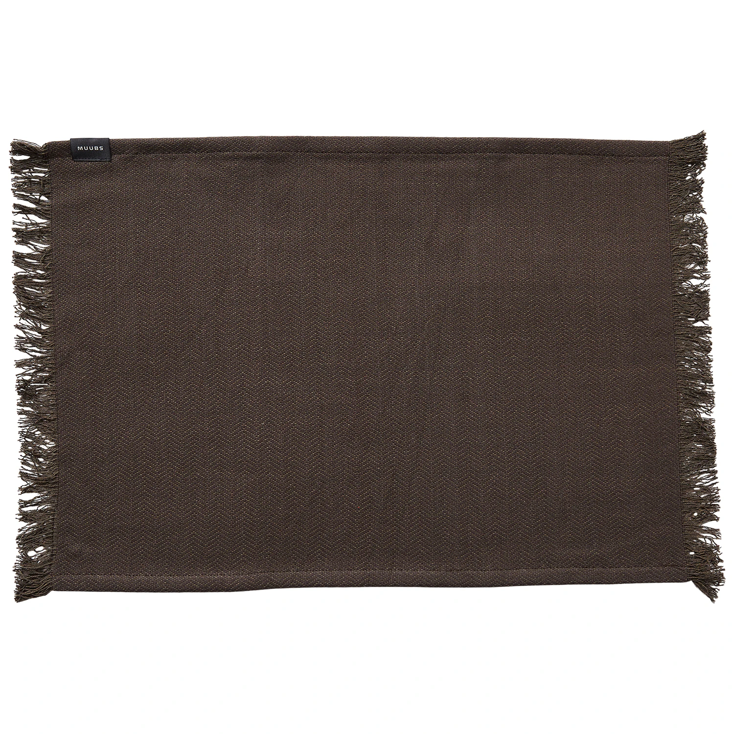 Muubs Umami Bordstablett 36x50 Cm Brun / Svart - Bordstabletter & Glasunderl&auml;gg Ekologisk Bomull Brun - 8521000108