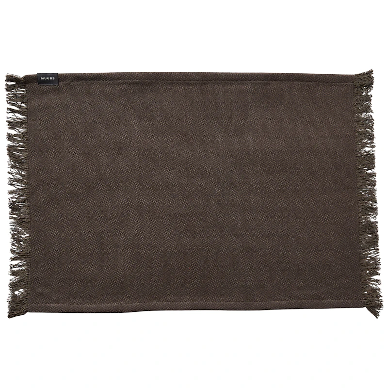 Umami Bordstablett 36x50 cm, Brun / Svart