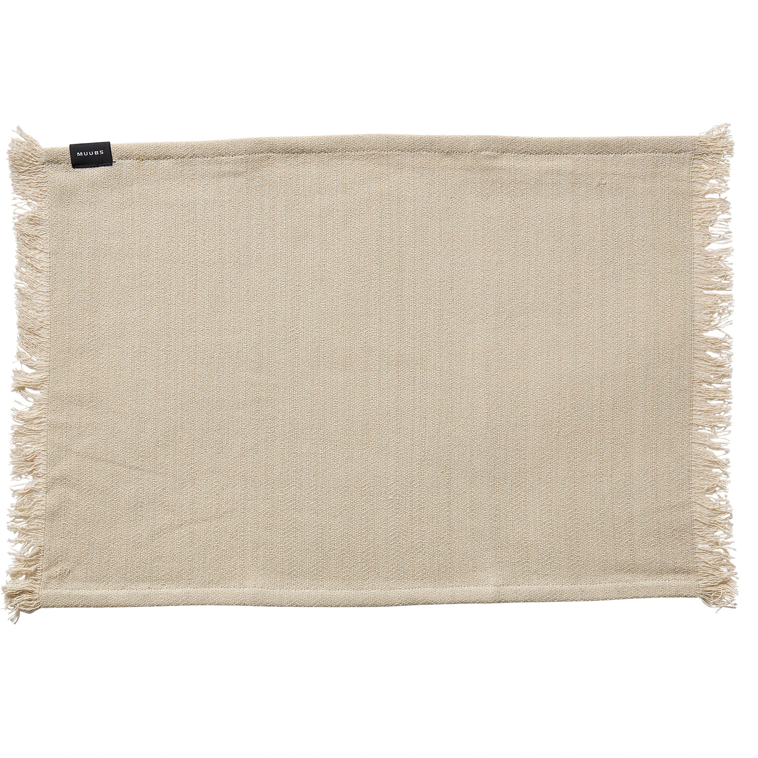 Muubs Umami Bordstablett 36x50 Cm Gr&aring; / Sand - Bordstabletter & Glasunderl&auml;gg Ekologisk Bomull Gr&aring; - 8521000109