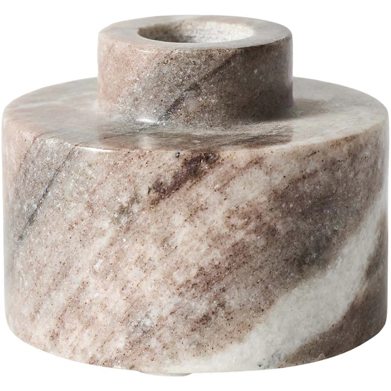 Vita Ljusstake 6 cm, Seagrain