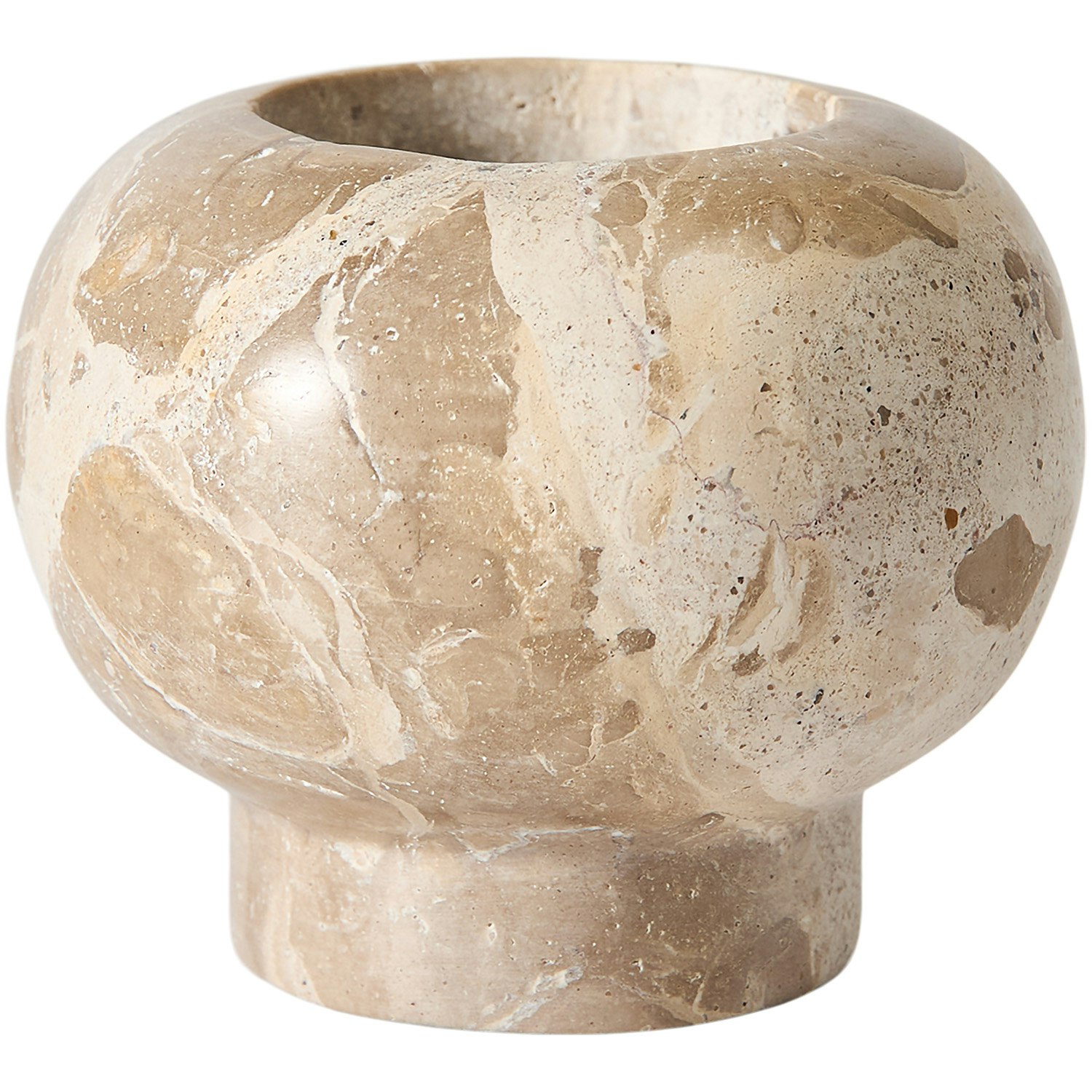 Muubs Vita Ljuslykta &Oslash;7,5 Cm Seashell - Ljusstakar Marmor Seashell - 9190002227