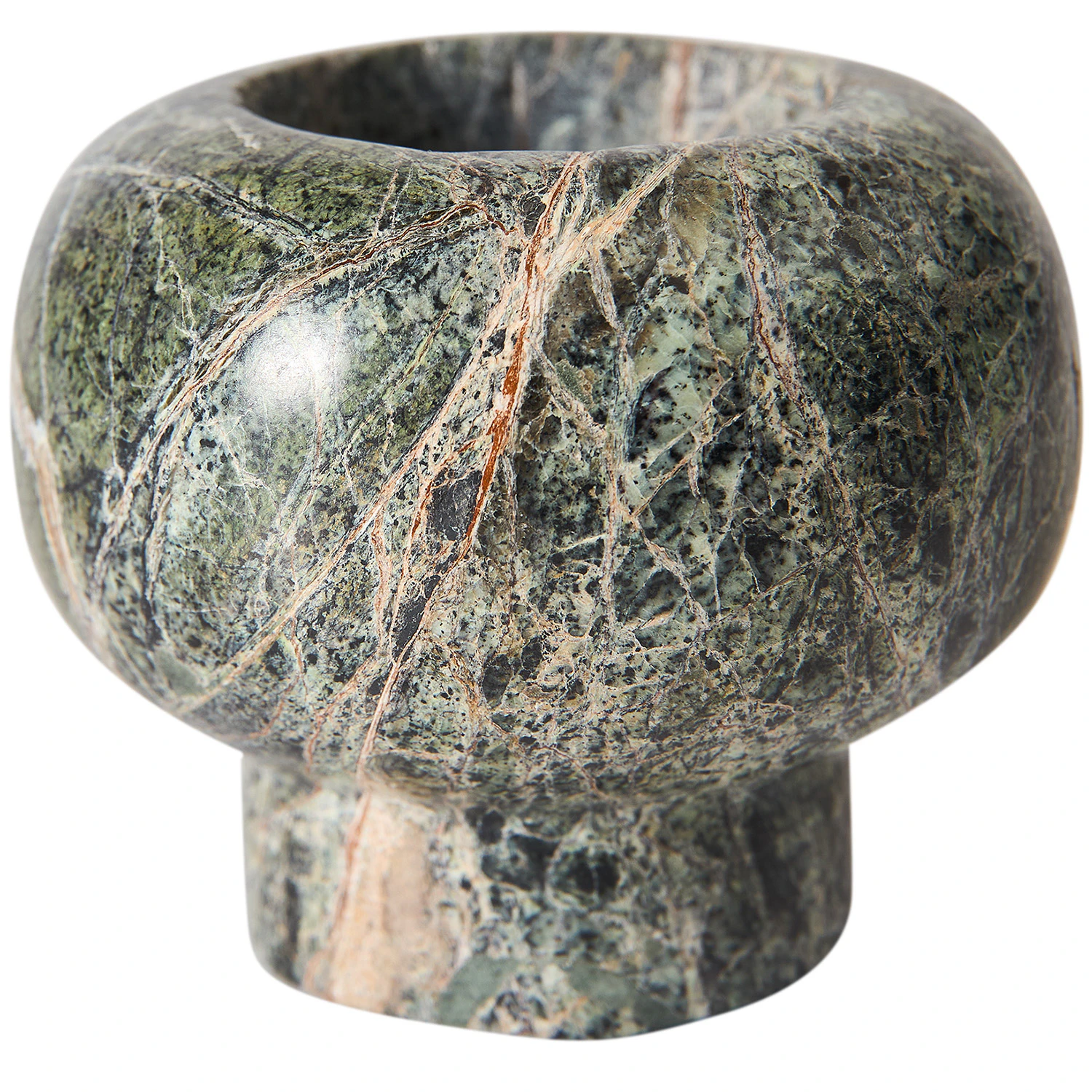 Muubs Vita Ljuslykta &Oslash;7,5 Cm Seagrass - Ljusstakar Marmor Seagrass - 9190002228