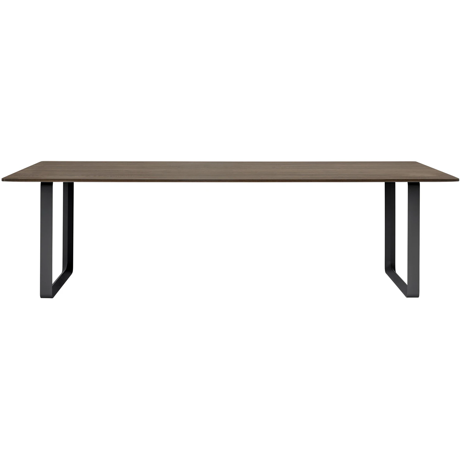 Muuto 70/70 Bord 108x255 Cm Massiv R&ouml;kt Ek / Svart - Matbord & Barbord Svart - 70TAB255A0901