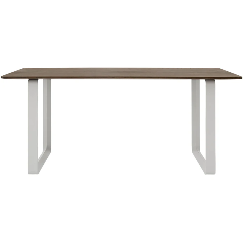 70/70 Bord 85x170 cm, Massiv Rökt Ek / Grå