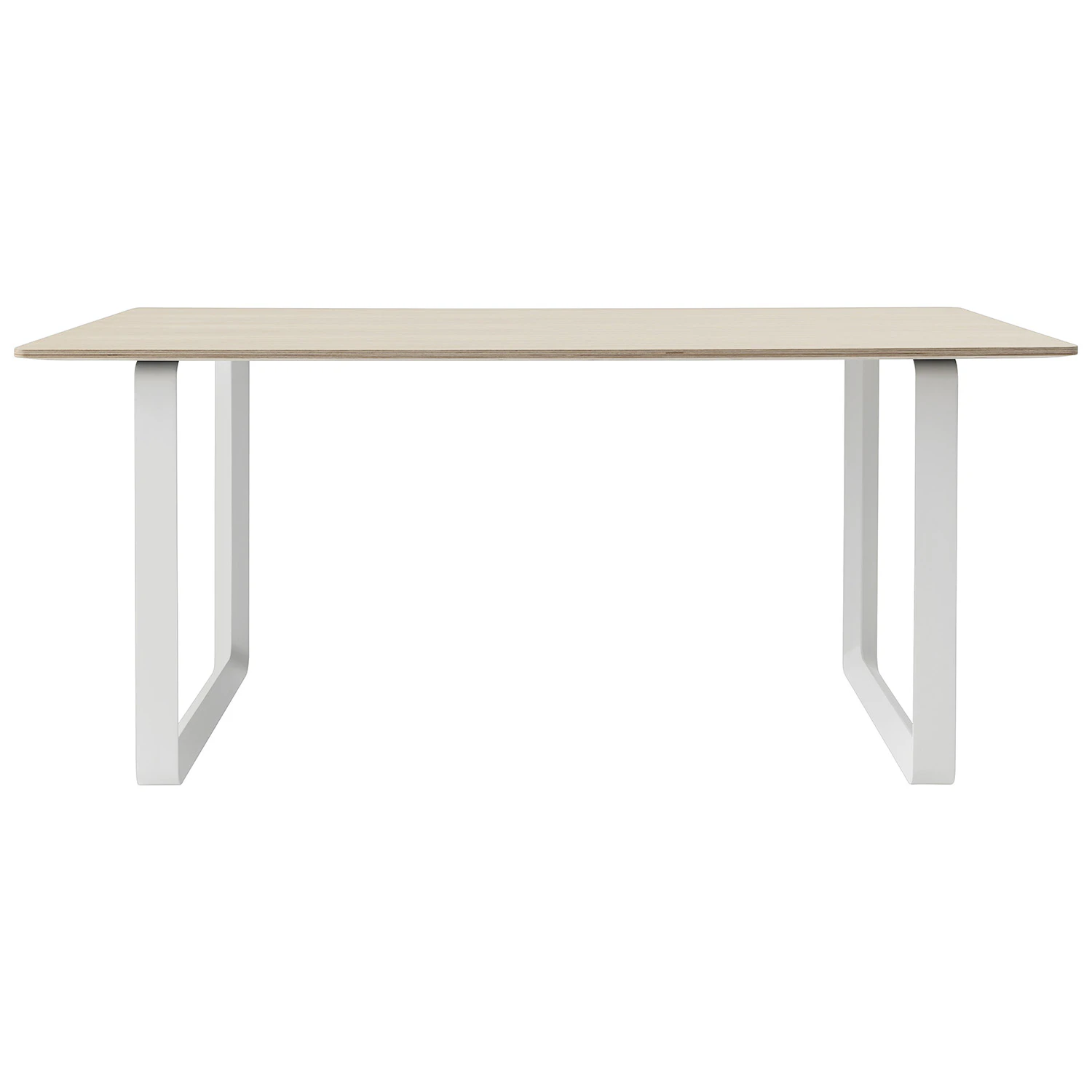 Muuto 70/70 Bord 85x170 Cm Ek / Vit - Matbord & Barbord Fan&eacute;r Vit - 70TAB170A0704