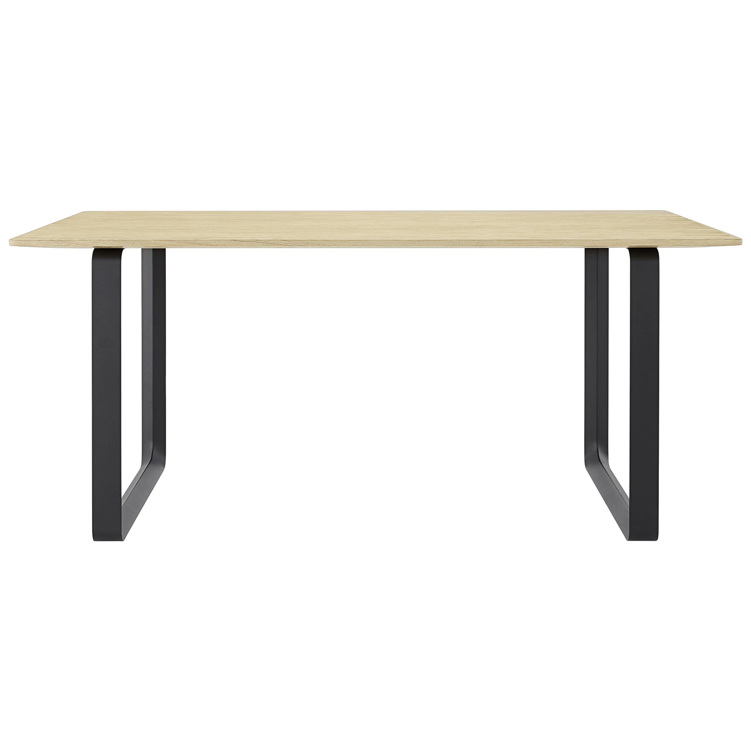 Muuto 70/70 Bord 85x170 Cm Solid Ek / Svart - Matbord & Barbord Massiv Ek Svart - 70TAB170A0801
