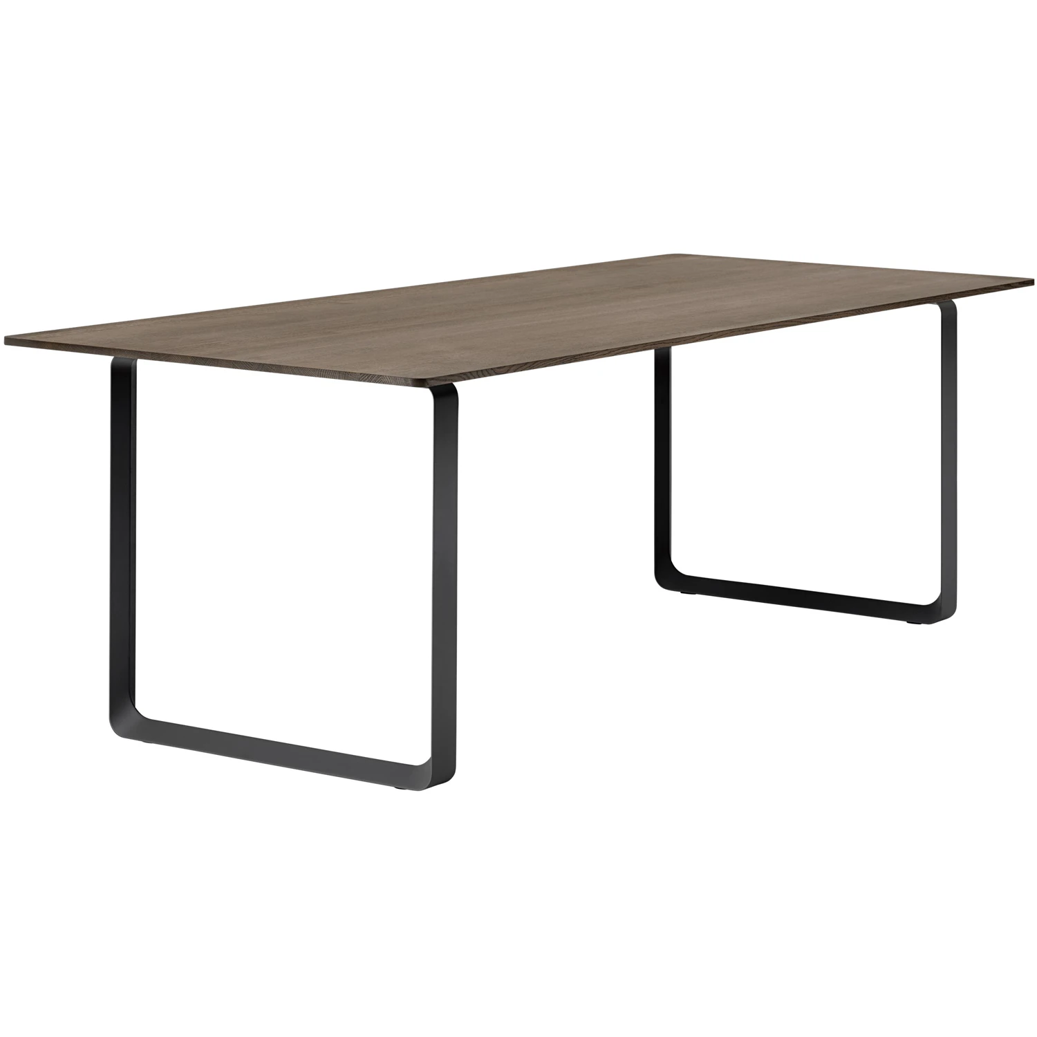Muuto 70/70 Bord 90x225 Cm Massiv R&ouml;kt Ek / Svart - Matbord & Barbord Svart - 70TAB225A0901