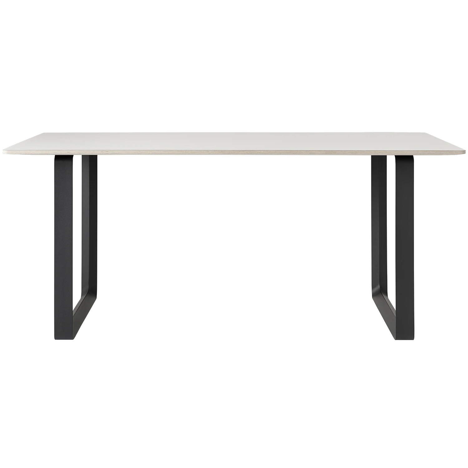 Muuto 70/70 Bord 90x225 Cm Vit / Svart - Matbord & Barbord Laminat Svart - 70TAB225A0501