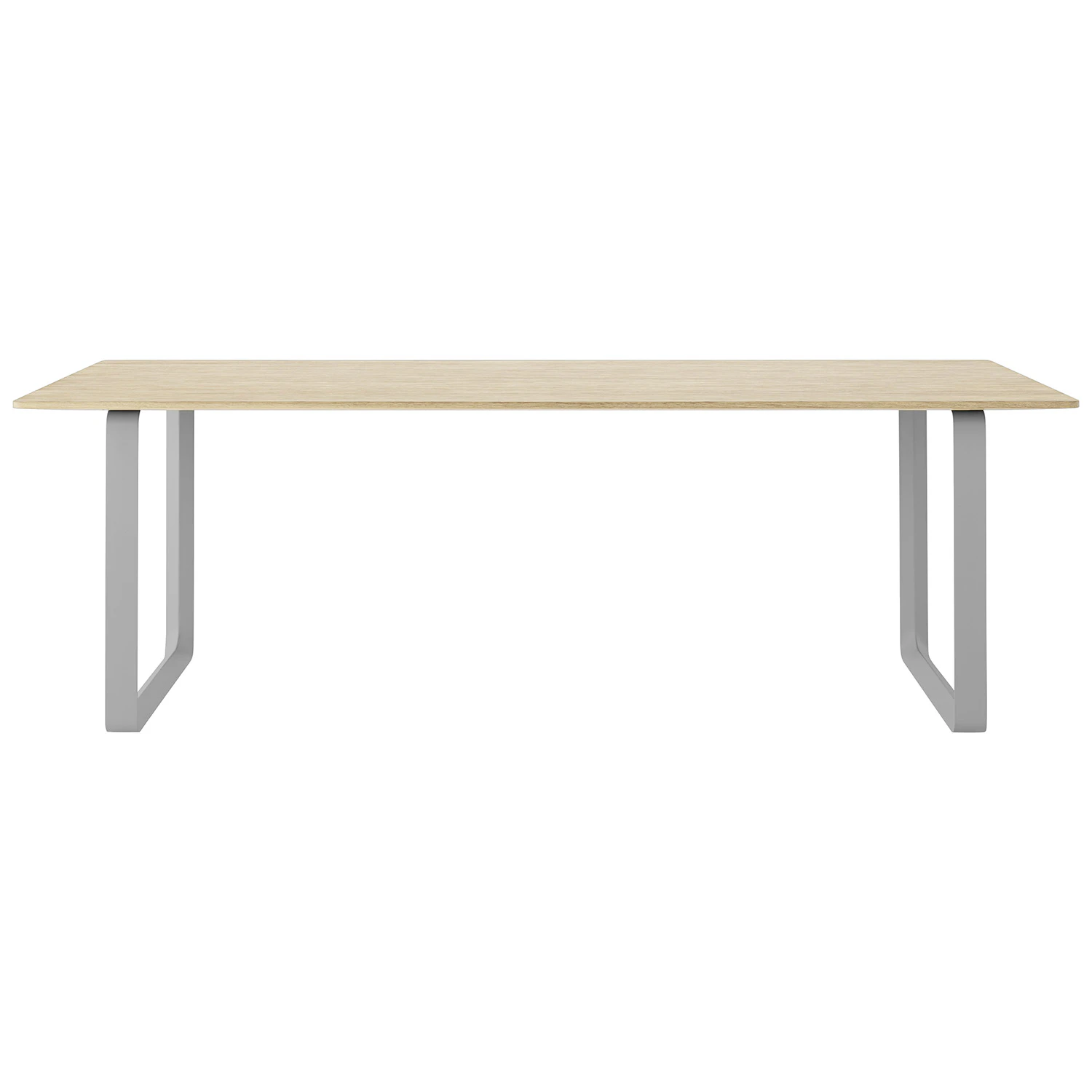Muuto 70/70 Bord 90x225 Cm Ek / Gr&aring; - Matbord & Barbord Fan&eacute;r Gr&aring; - 70TAB225A0702
