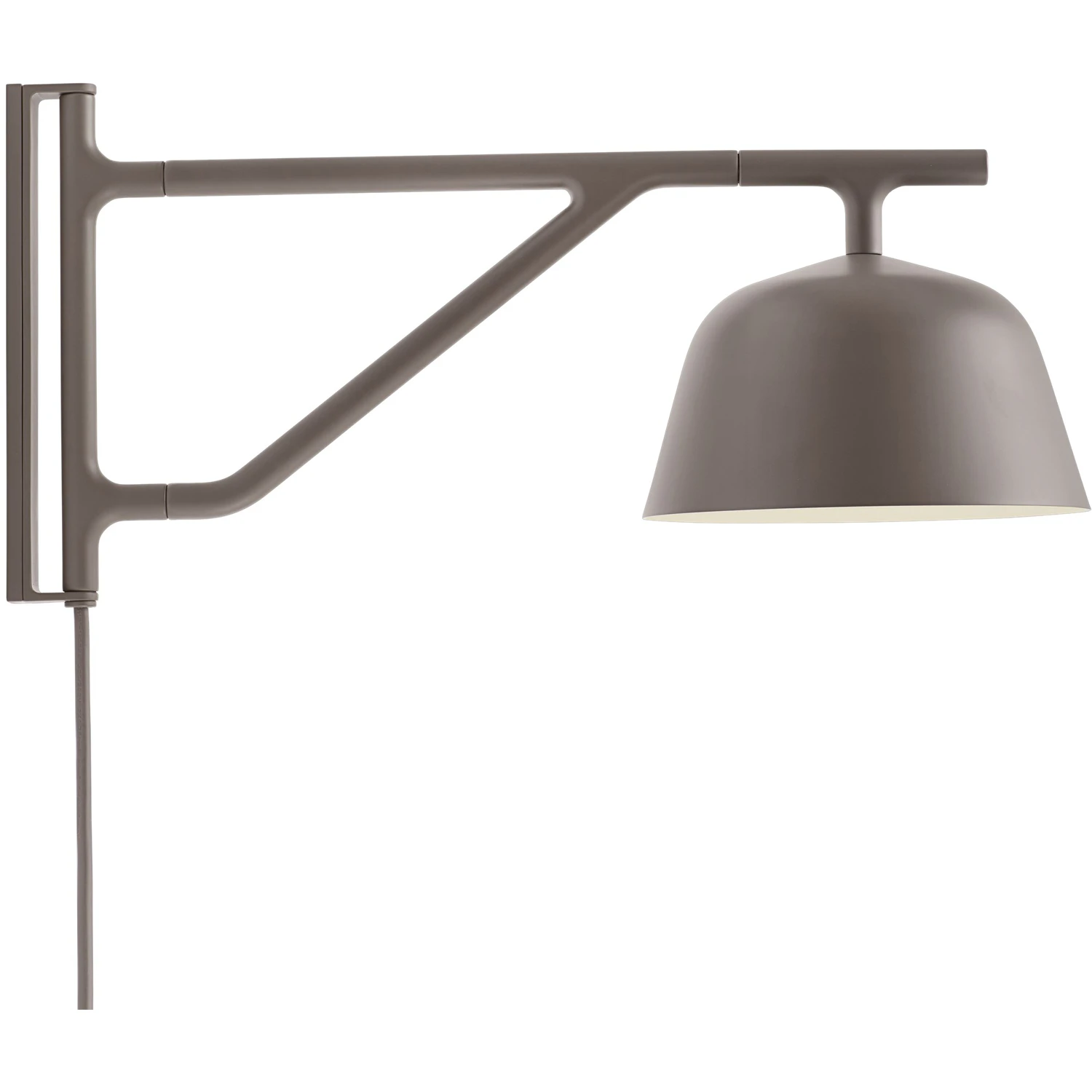 Muuto Ambit V&auml;gglampa Taupe - V&auml;gglampor Aluminium Taupe - AMBWAL04