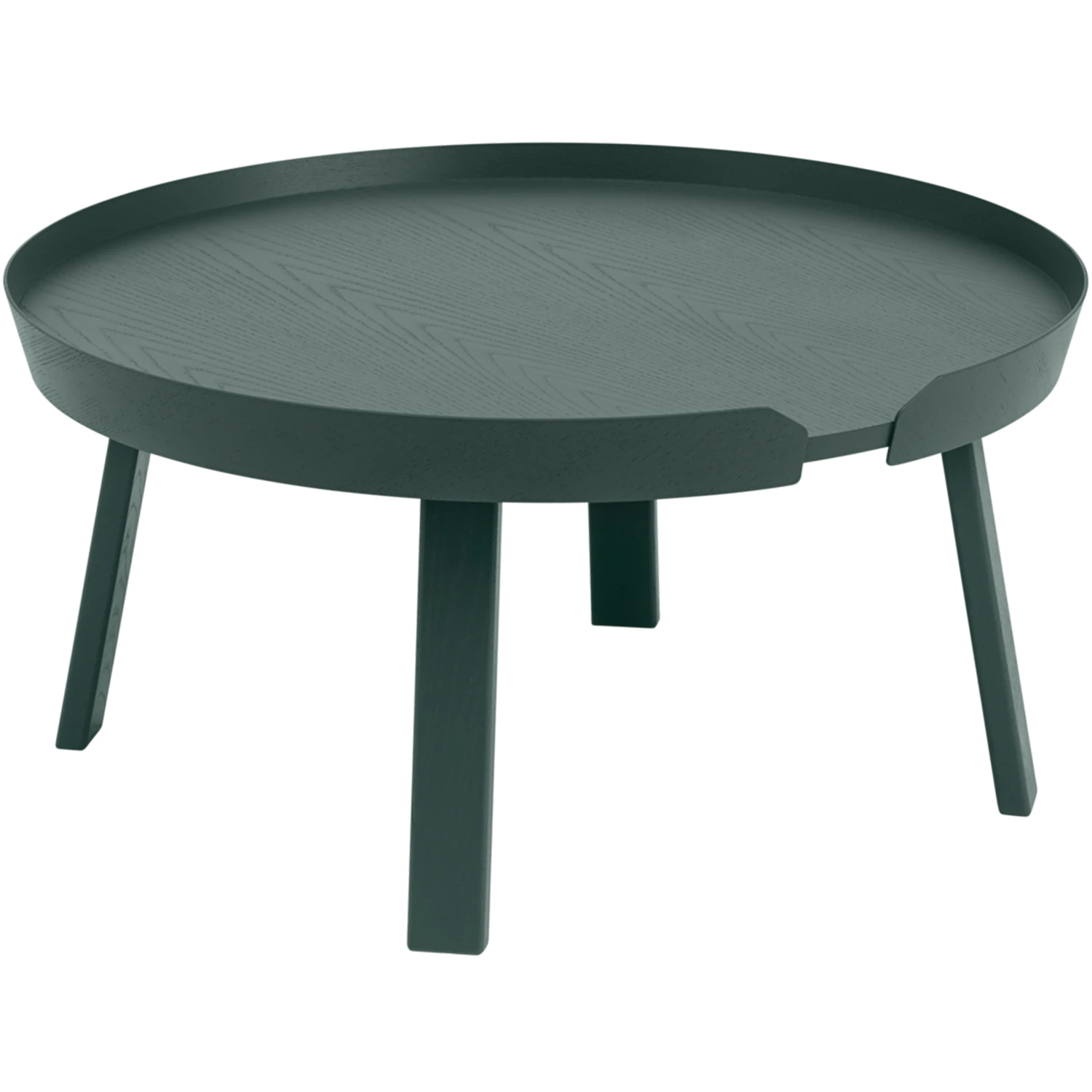 Muuto Around Soffbord L M&ouml;rkgr&ouml;n - Soffbord Mdf M&ouml;rkgr&ouml;n - AROTABLR09