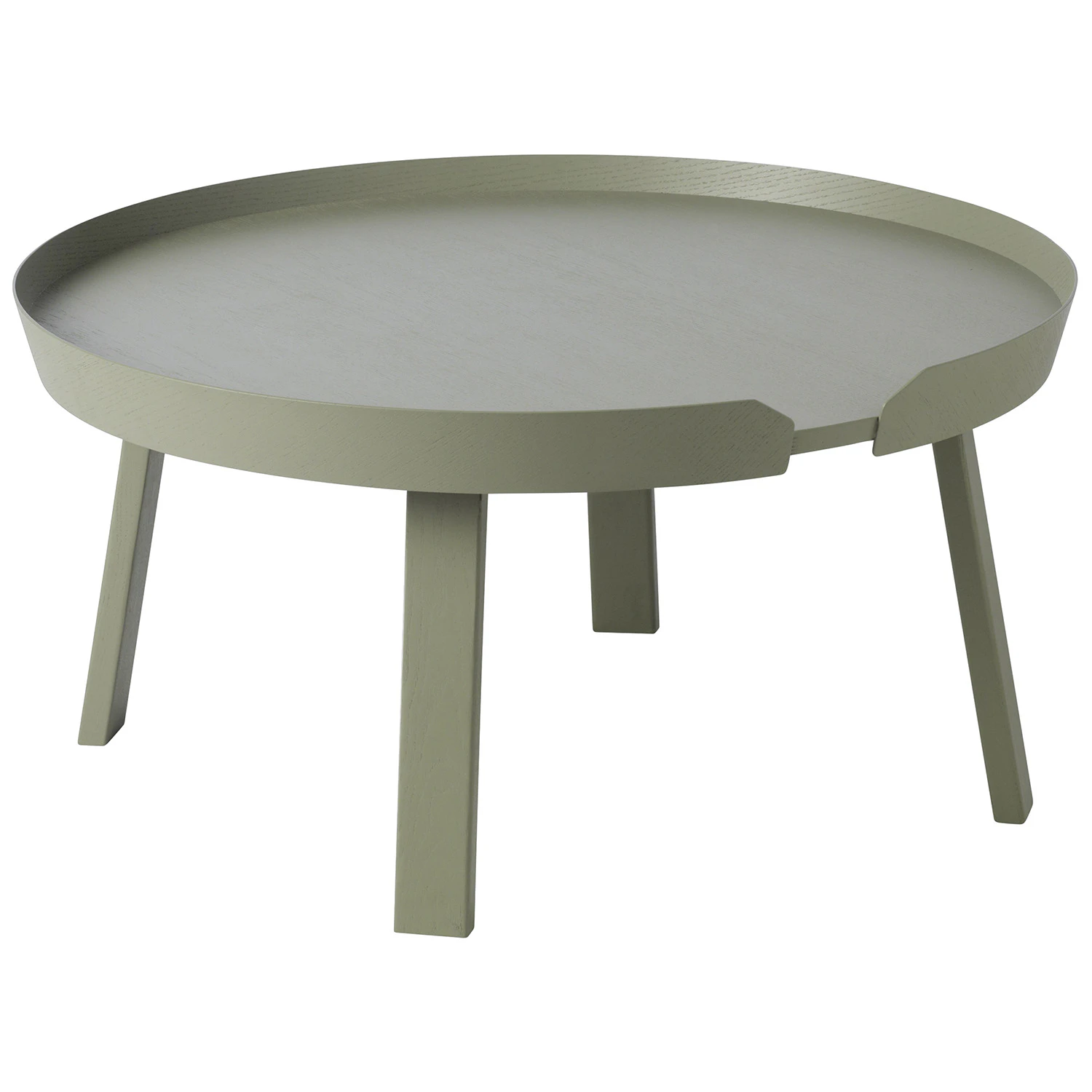 Muuto Around Soffbord L Dusty Green - Soffbord Mdf Dusty Green - AROTABLR07
