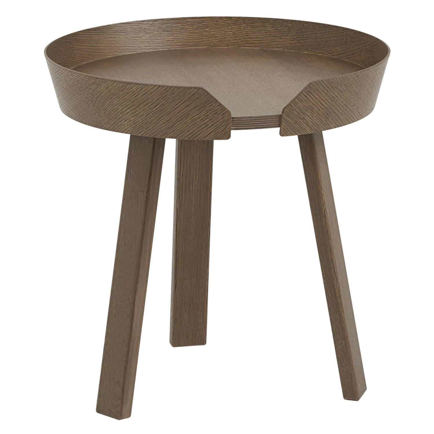 Muuto Around Soffbord S Dark Stained - Soffbord Ask M&ouml;rkbetsad - AROTABSM03