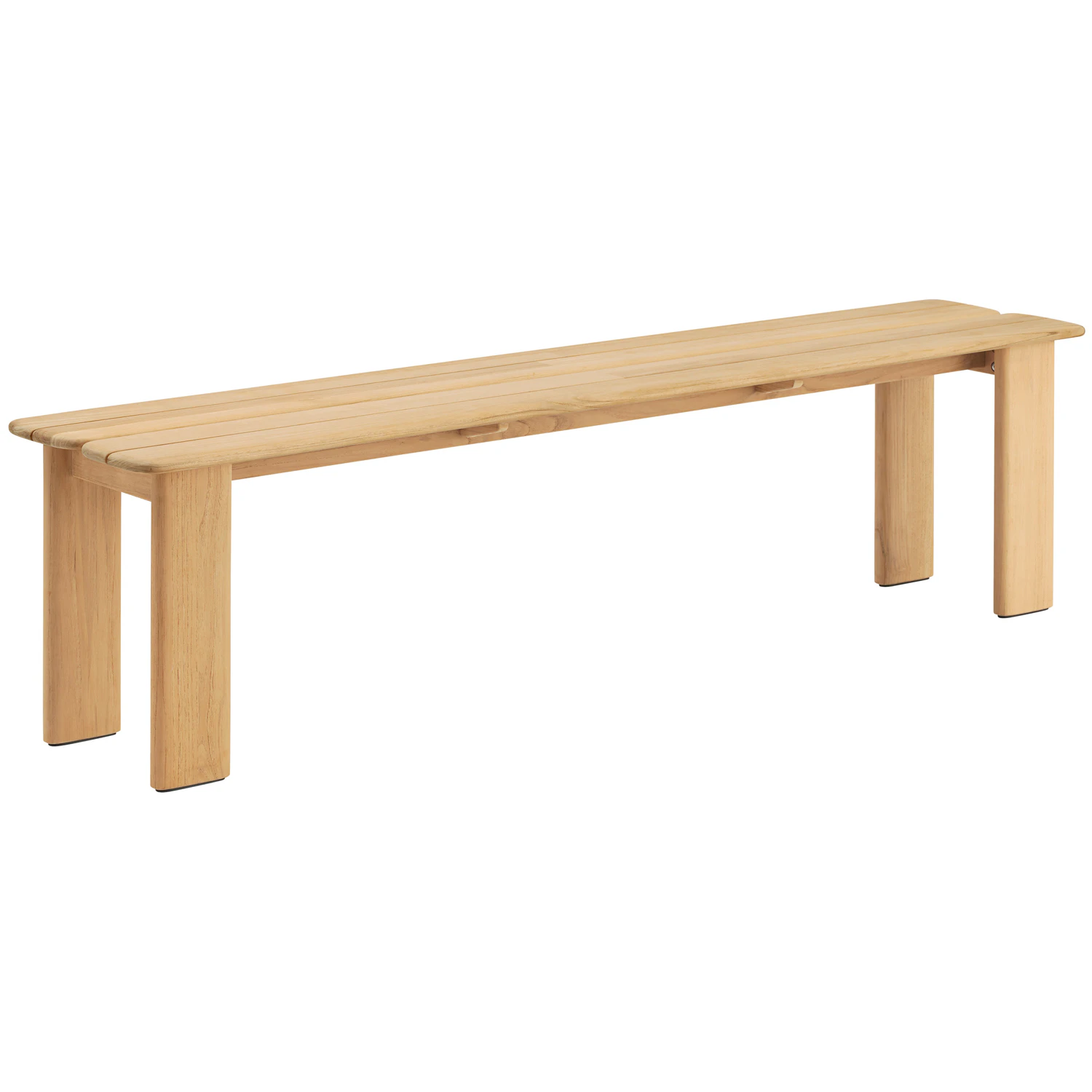 Muuto Assemble B&auml;nk 180 Cm - B&auml;nkar Teak - ASBEN180A01