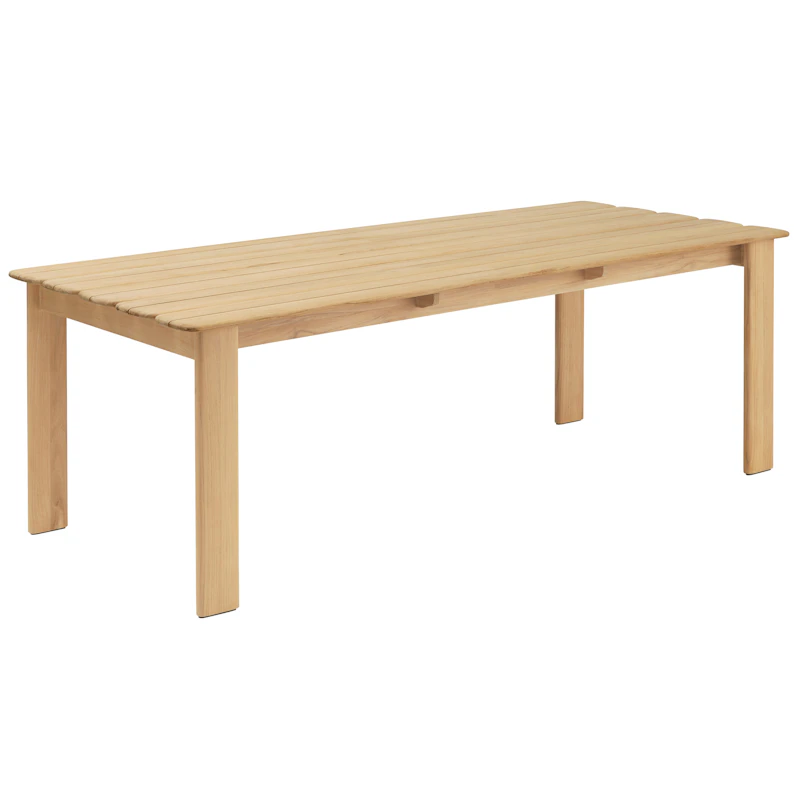 Assemble Bord Teak, 92x225 cm