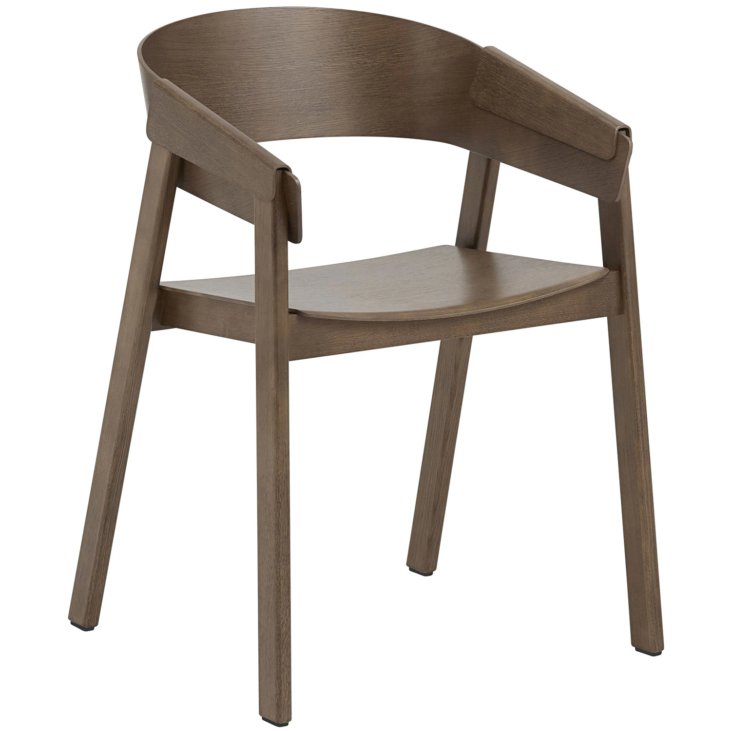 Muuto Cover Karmstol M&ouml;rkbetsad Ek - Stolar Ekfan&eacute;r M&ouml;rkbetsad Ek - COVARMN041