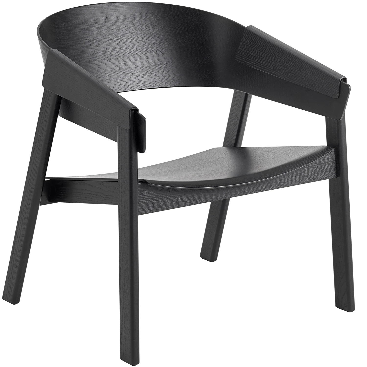 Muuto Cover Loungestol Svart - F&aring;t&ouml;ljer Askfan&eacute;r Svart - COVLOUN021