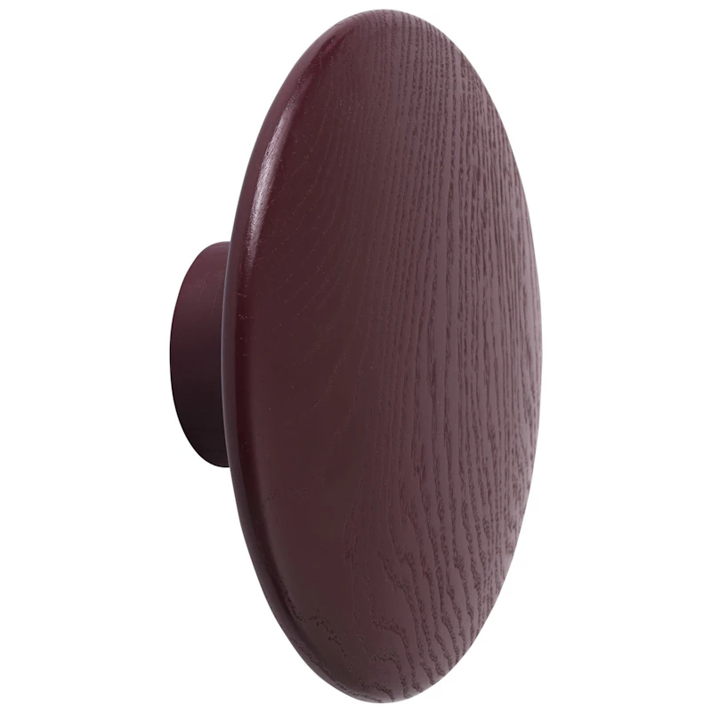 Dots Krok Trä Ø17 cm, Burgundy