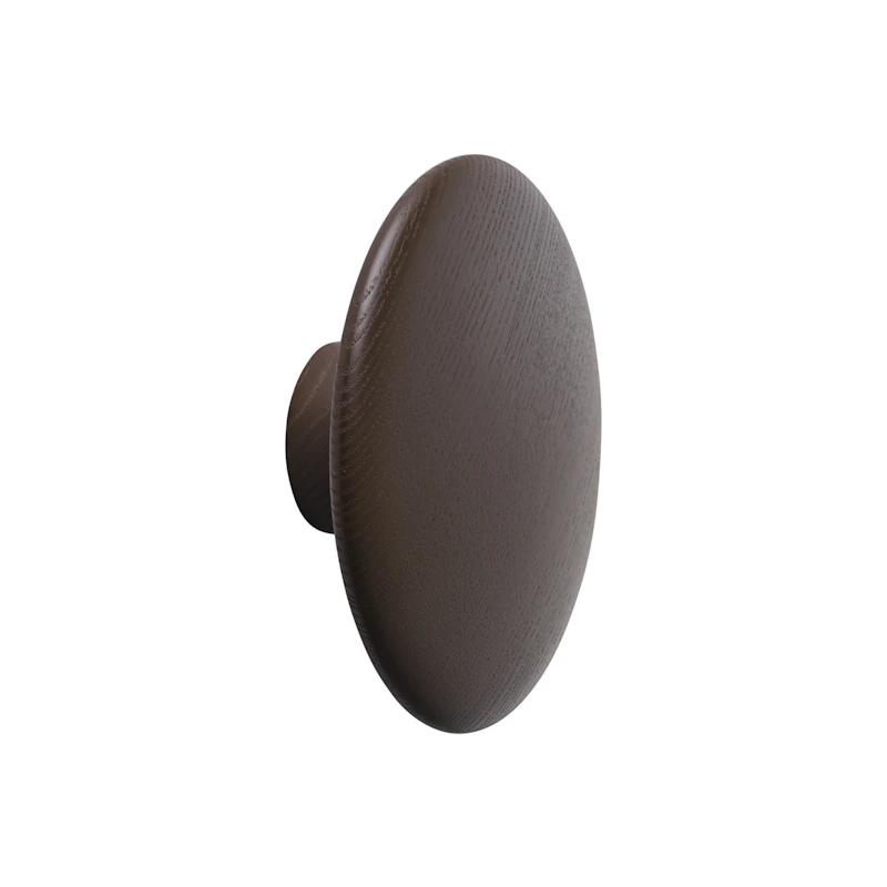 Dots Krok Trä Ø13 cm, Brun-Röd