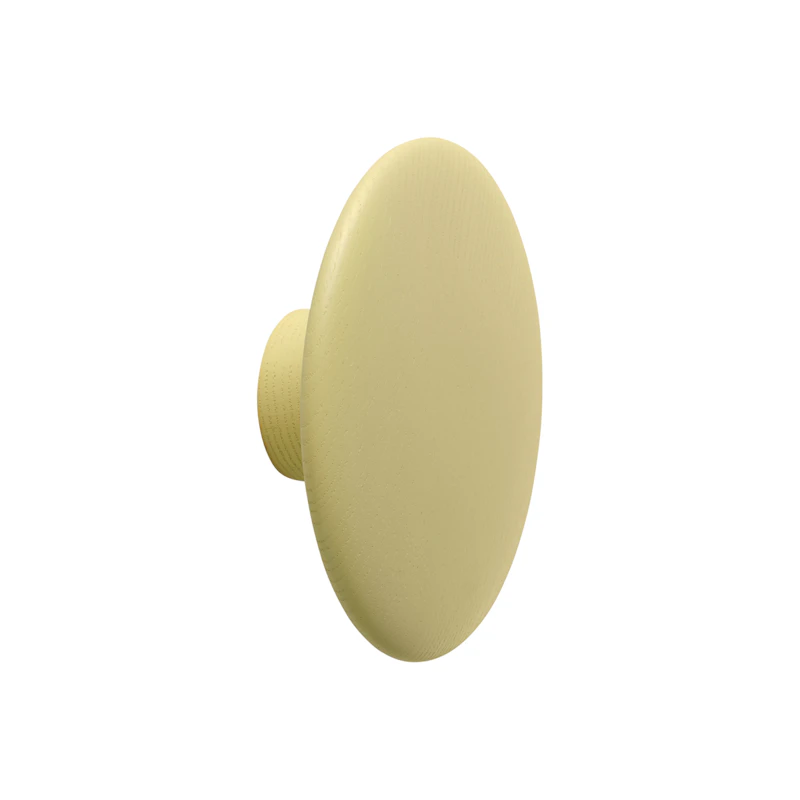 Dots Krok Trä Ø13 cm, Yellow Beige