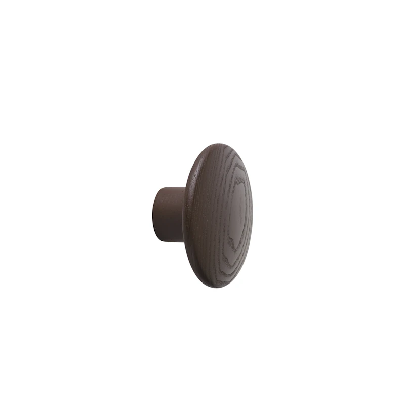 Dots Krok Trä Ø6,5 cm, Brun-Röd