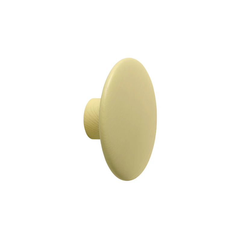 Dots Krok Trä Ø9 cm, Yellow Beige