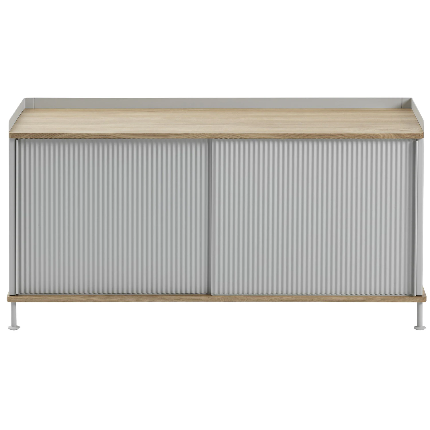 Muuto Enfold Sk&auml;nk 45x124 Cm Oljad Ek / Gr&aring; - Sk&auml;nkar & sideboards St&aring;ltr&aring;d Gr&aring; - ENSBD124A03